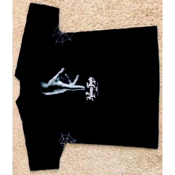 Vintage 1991 Addams Family Movie Thing RARE Men's Black T-Shirt Size XL - Picture 2 of 7